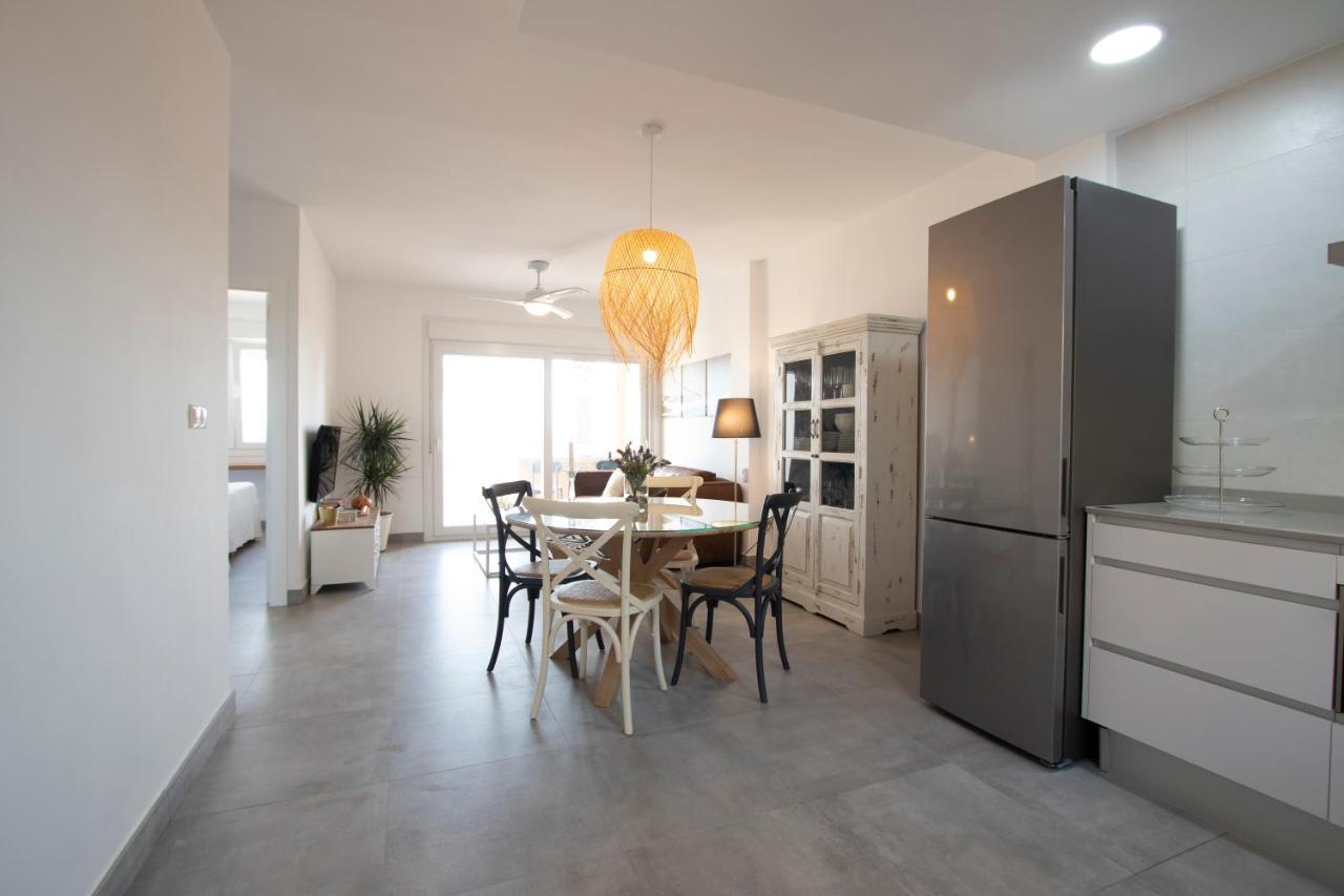 Apartamento en primera línea de playa Tarifa Exterior foto